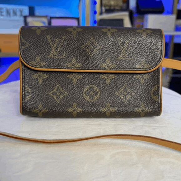 Louis Vuitton LV Brown Monogram Pochette Florentine Belt Bag Small - Picture 10 of 16